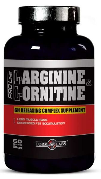 

Аргинин L-Arginine Form Labs 180 капсул (FM36)