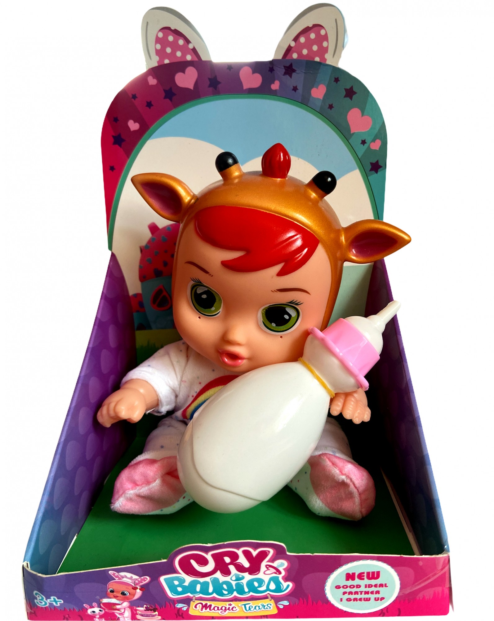 

Кукла Toys Cry Babies 1153-3 с бутылочкой