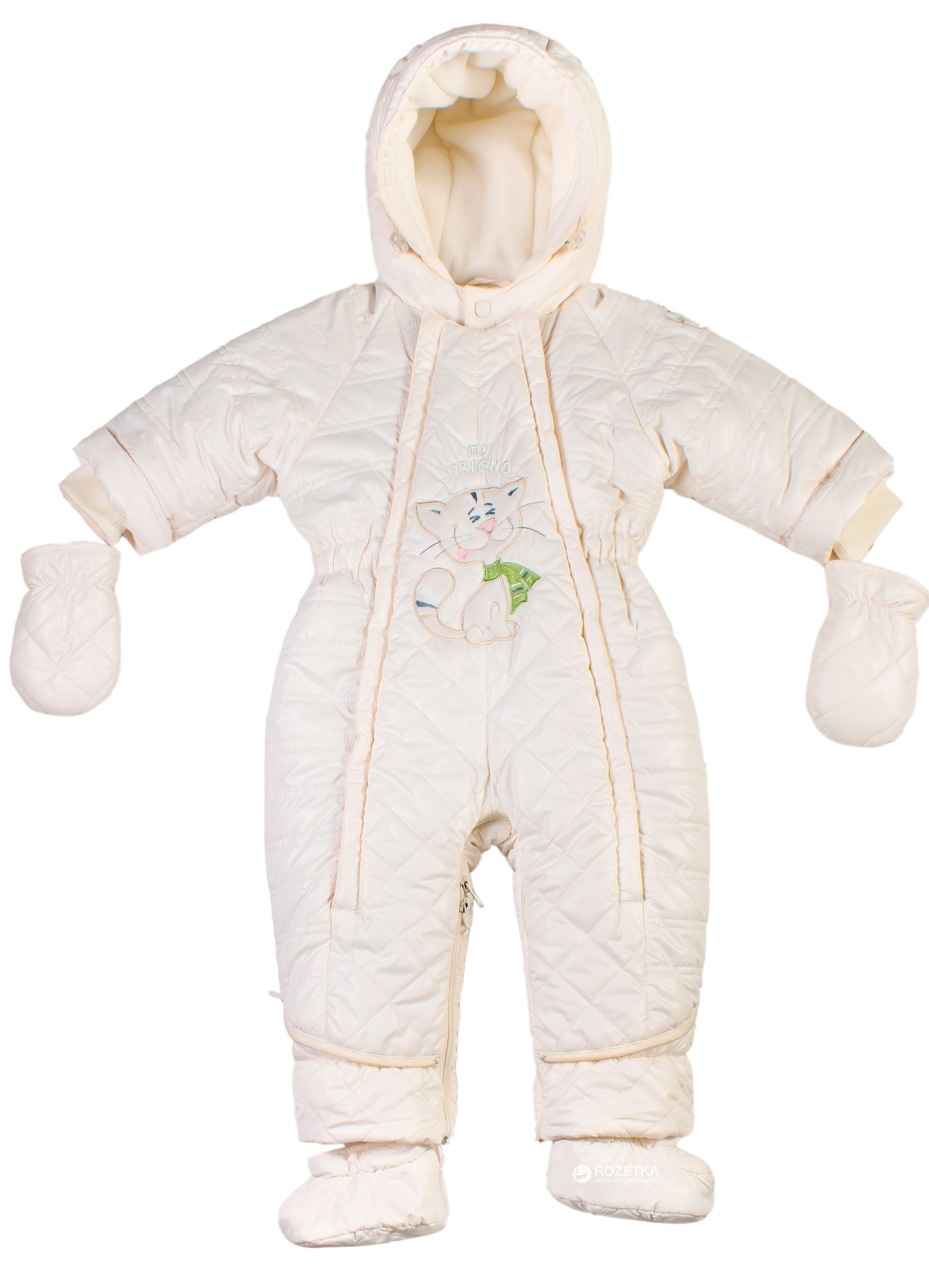 

Зимний комбинезон-трансформер Baby Line Z63-16 74 см Молочный ($AE076985)