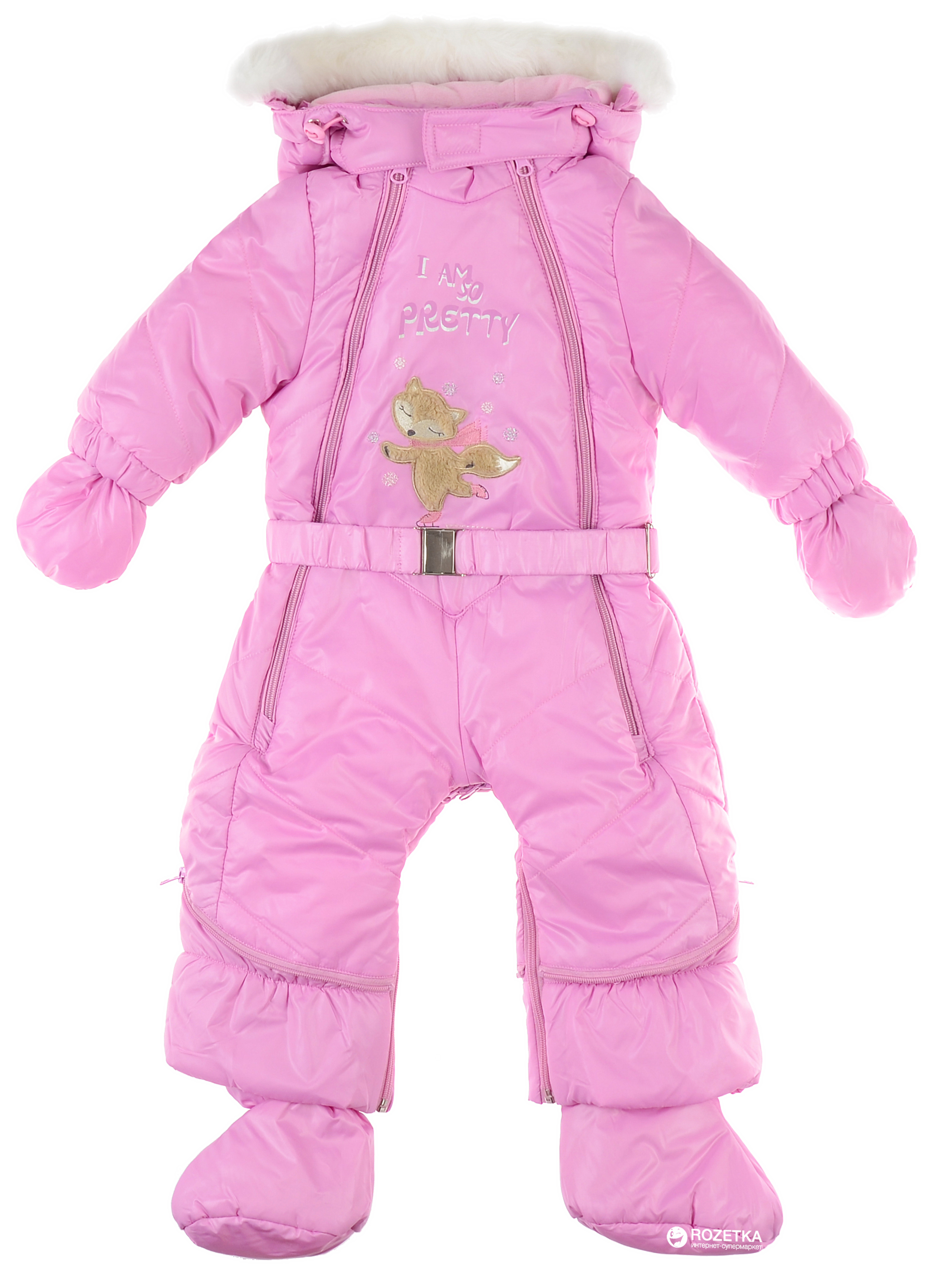 

Зимний комбинезон-трансформер Baby Line Z-115-17 80 см Розовый (ROZ6205001349)