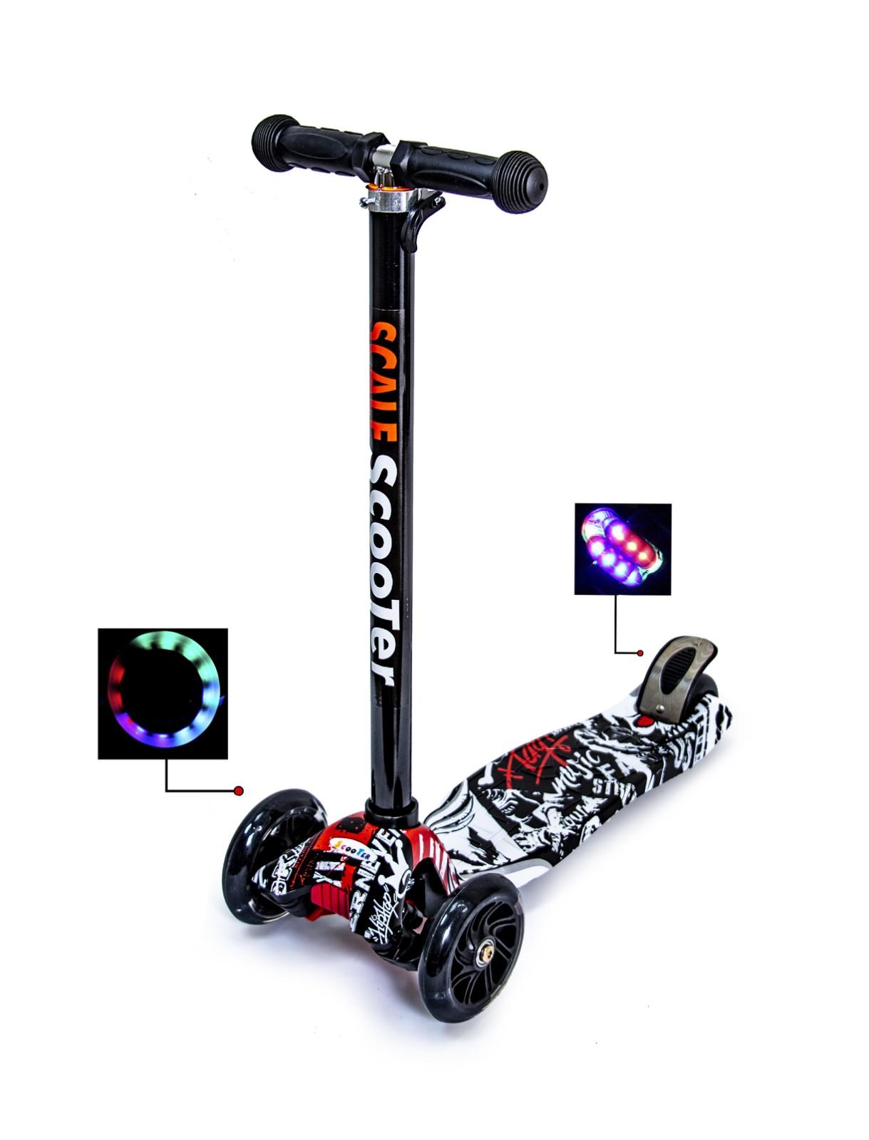 

Детский самокат Scooter MAXI Street Светящиеся колеса