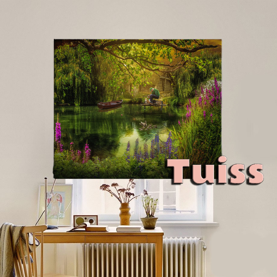 

Римская штора система Classic InHt Фотопечать Арт 17-010 Блэкаут 250х170 см