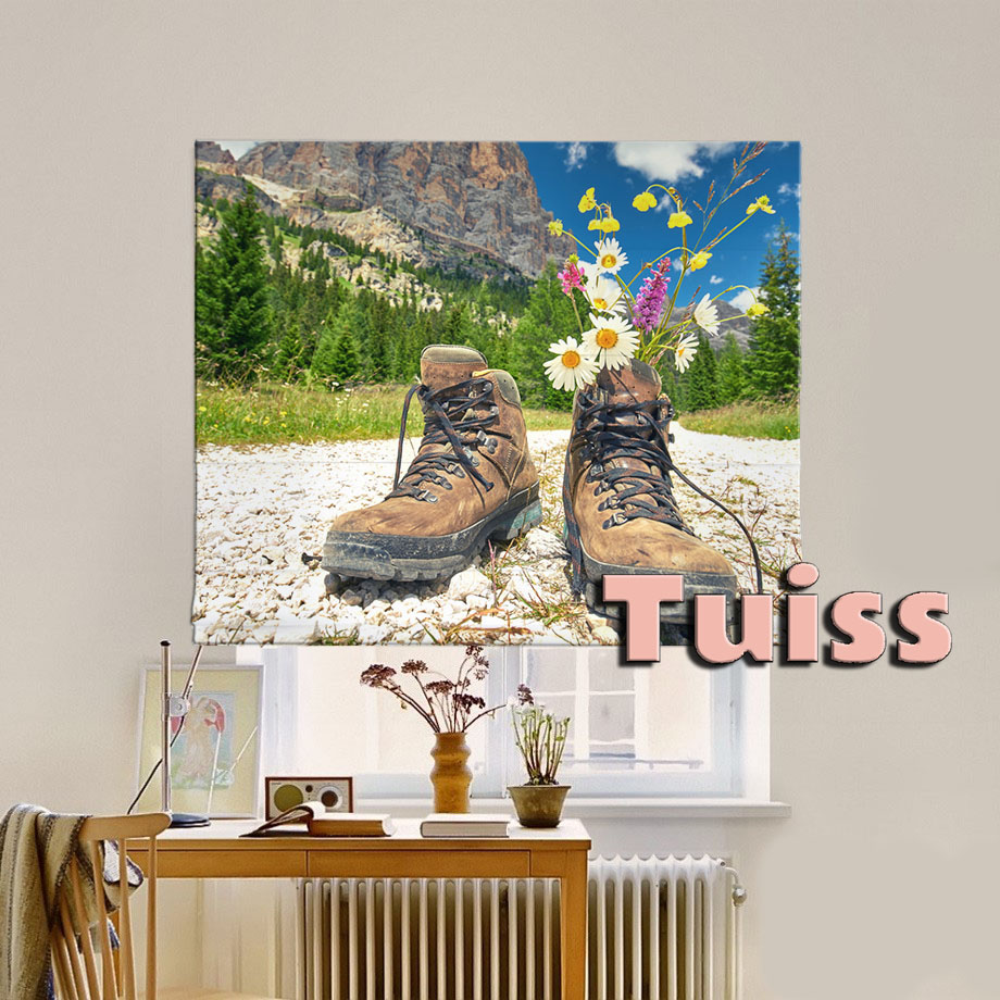 

Римская штора система Classic InHt Фотопечать Арт 17-060 Джуси Велюр 110х170 см