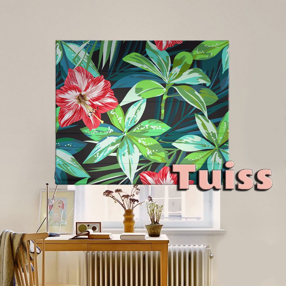 

Римская штора система Classic InHt Фотопечать Принт 02-195 Джуси Велюр 130х170 см