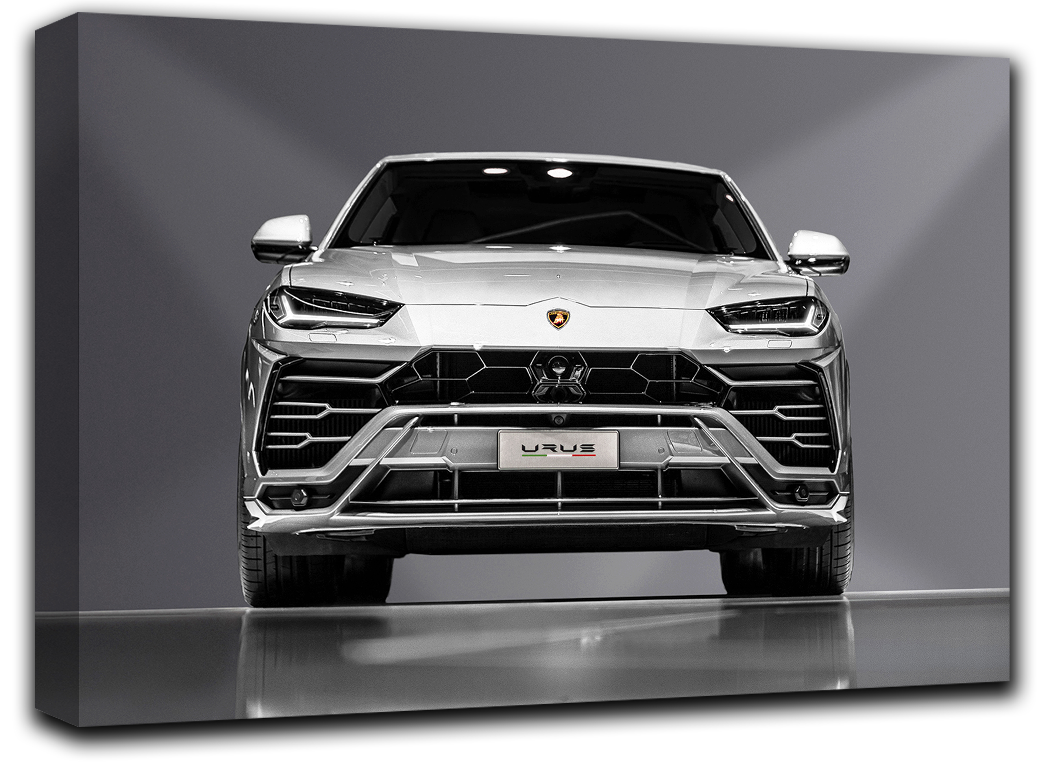 

картина на холсте авто Lamborghini Urus споривное авто Hotel Arizona HD 59 см x 102 см