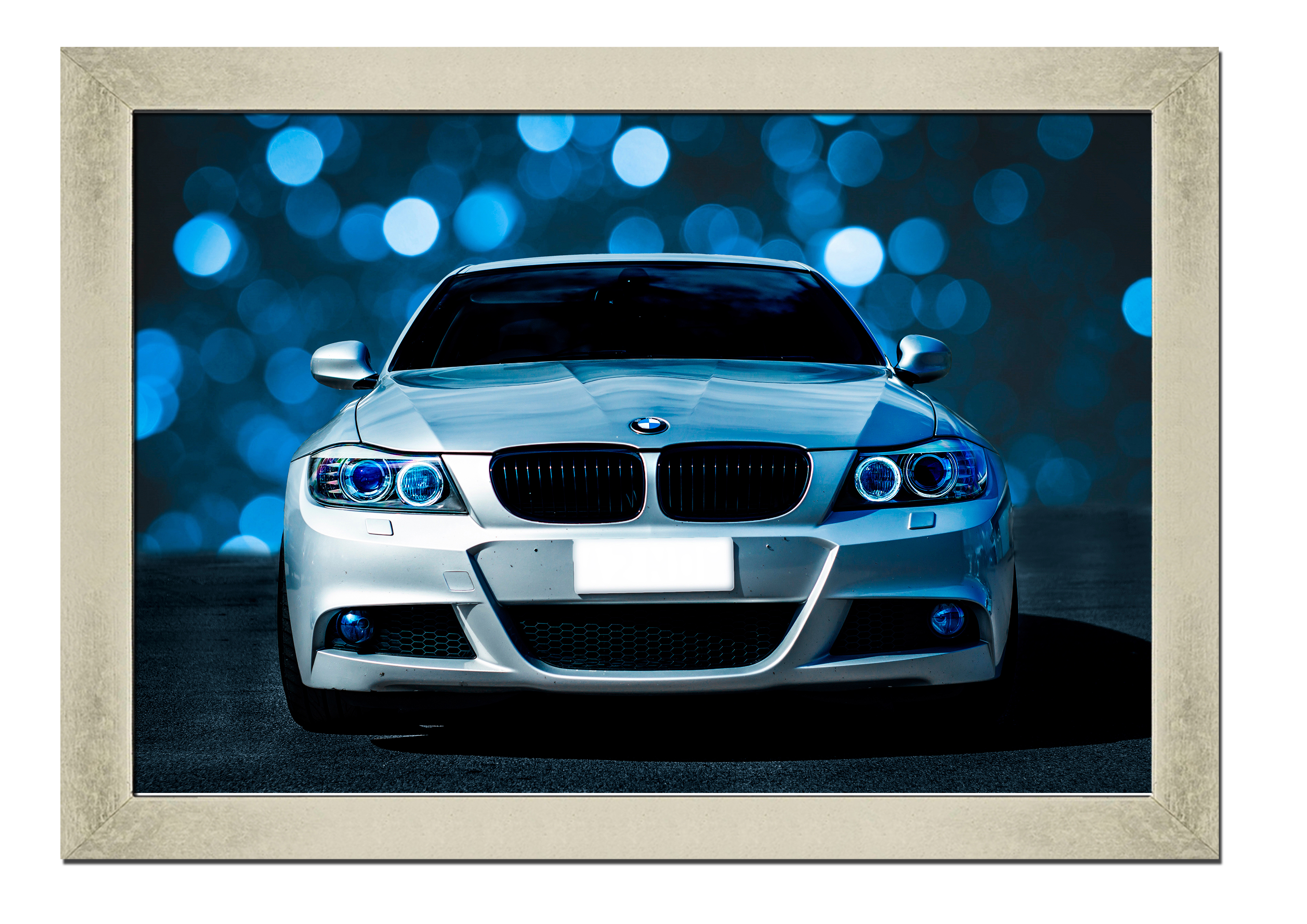 

Silver frame картина на файн-арт бумаге Немецкий автомобиль спортивные гоночные авто, суперкары Hotel Arizona HD 31 см x 41 см