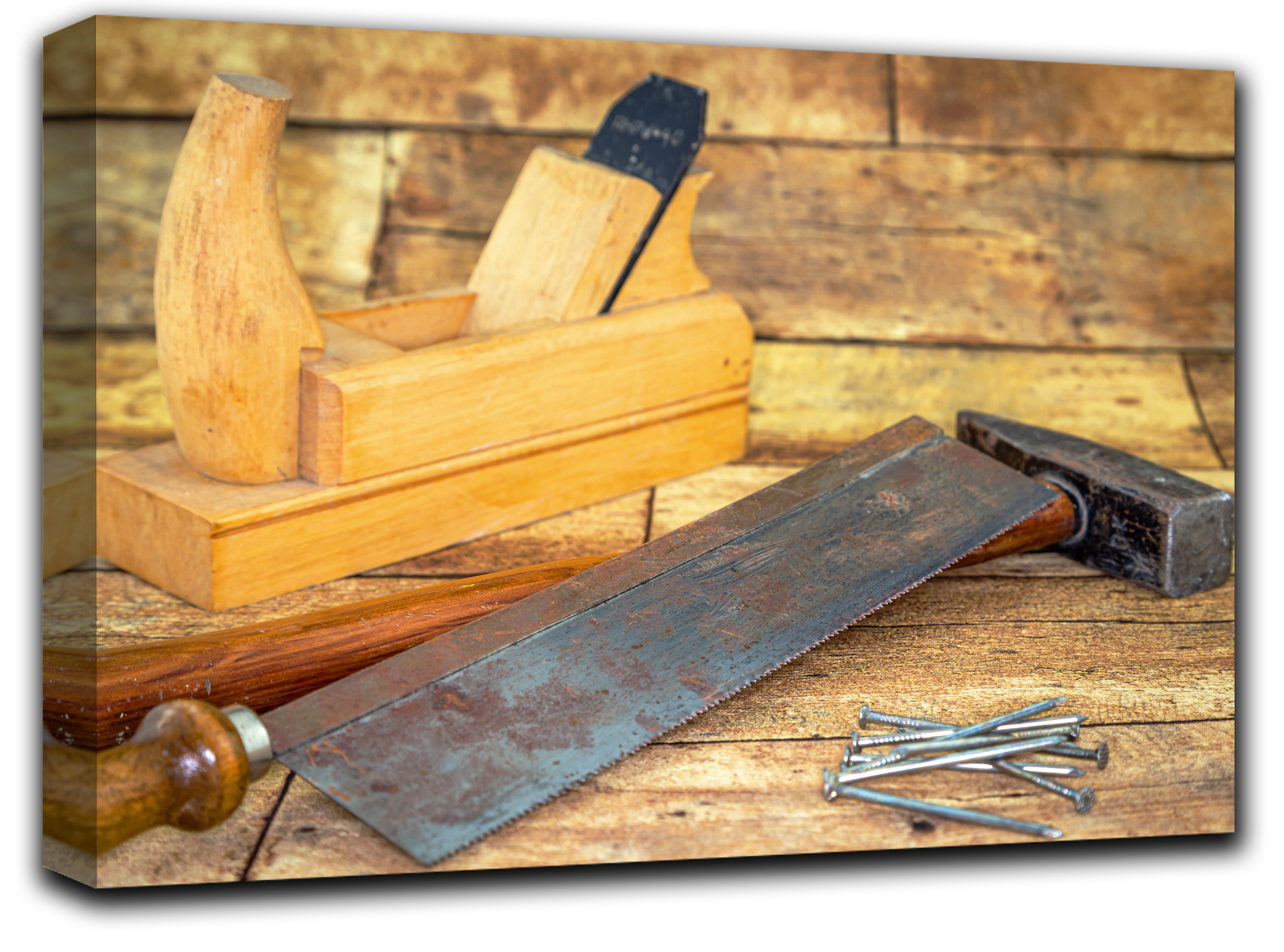 

картина на холсте инструменты плотника работа труд Hotel Arizona HD 28 см x 41 см