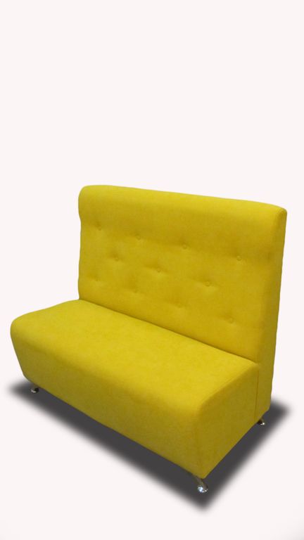 

Диван для кафе ,баров, офиса, кабинета, ожидания, салона Pera Yellow MebliPoint 110 cm