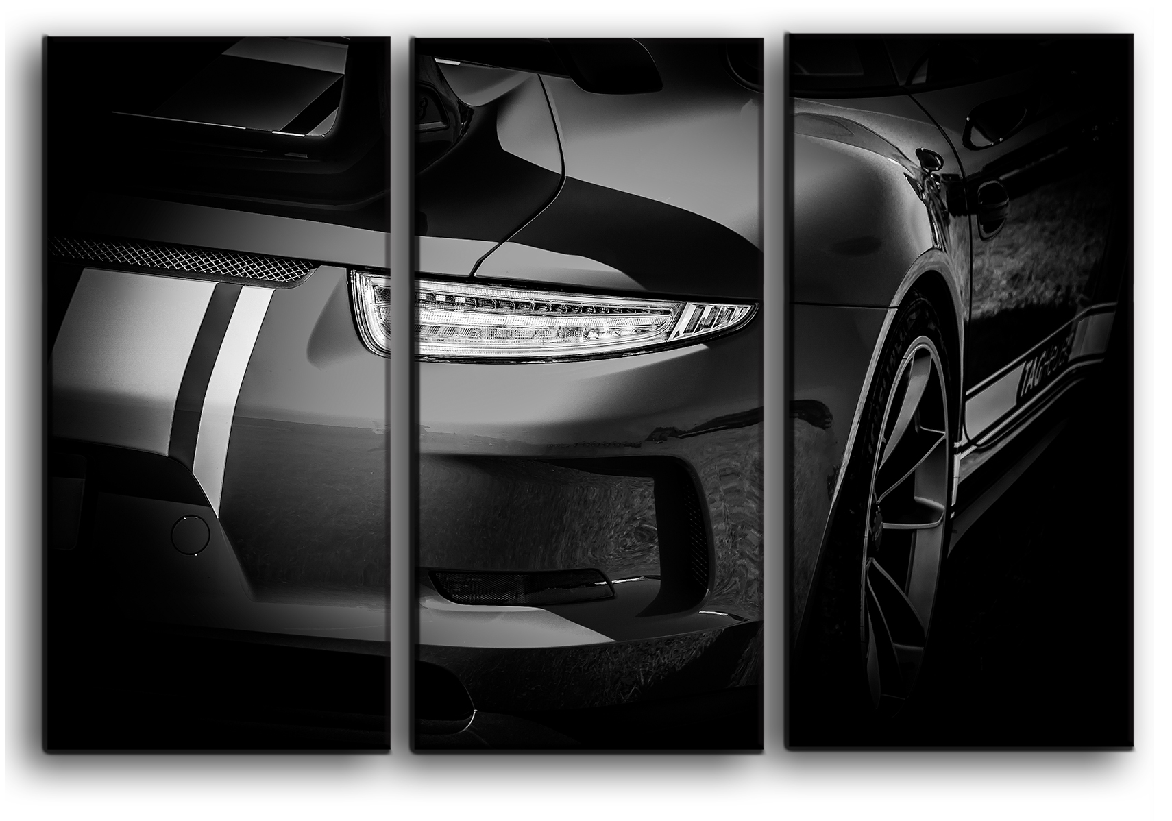 

Модульная картина на холсте из 3 частей Суперкар Porsche 911 GT3 спортивные гоночные авто суперкары Hotel Arizona HD 56 см x 84 см