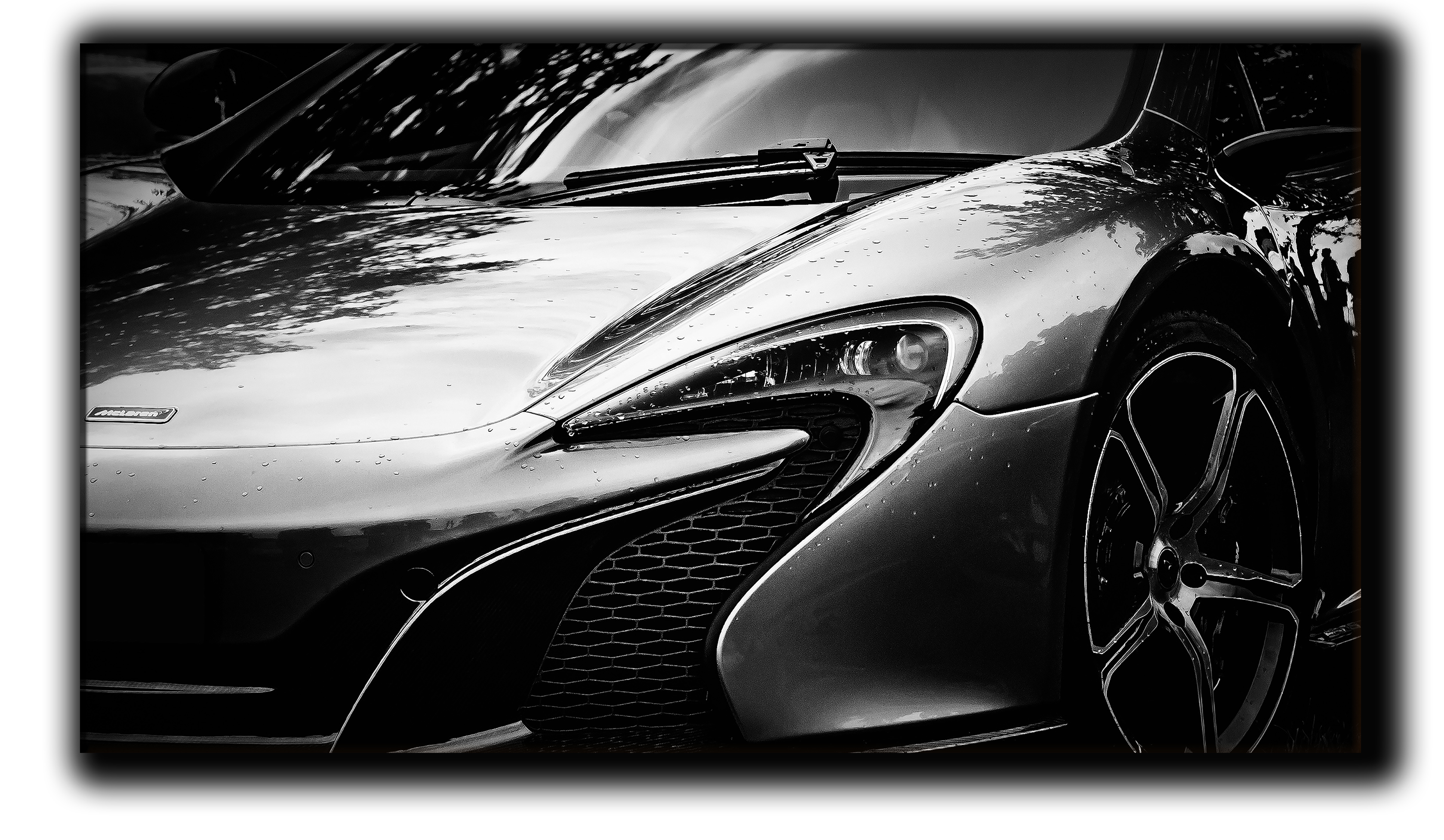 

картина на холсте Mclaren 650S суперкар Hotel Arizona HD 72 см x 127 см