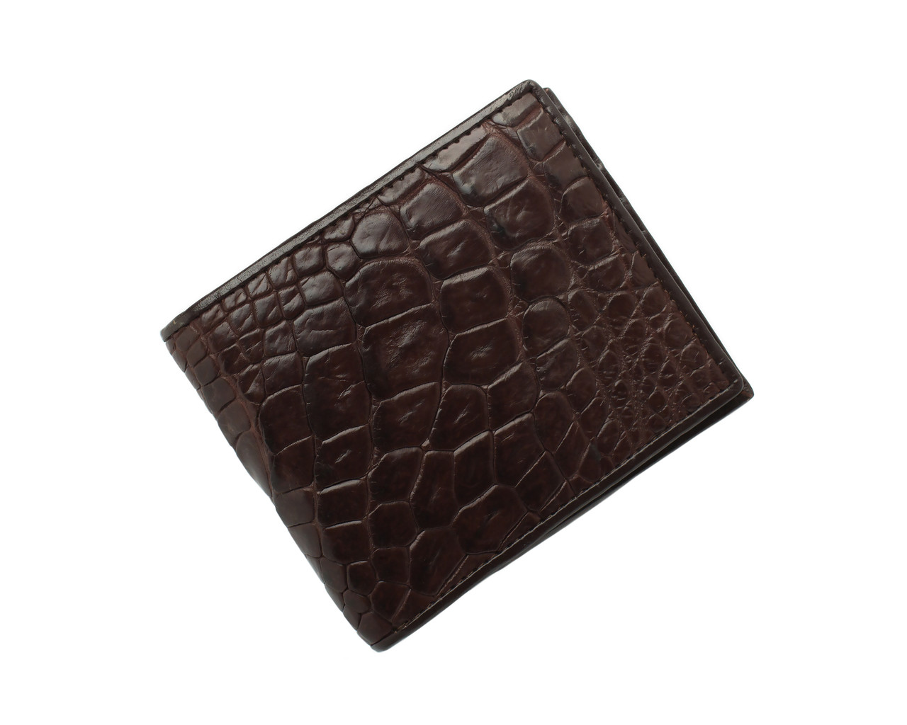 

Кошелек из кожи крокодила Ekzotic Leather Коричневый