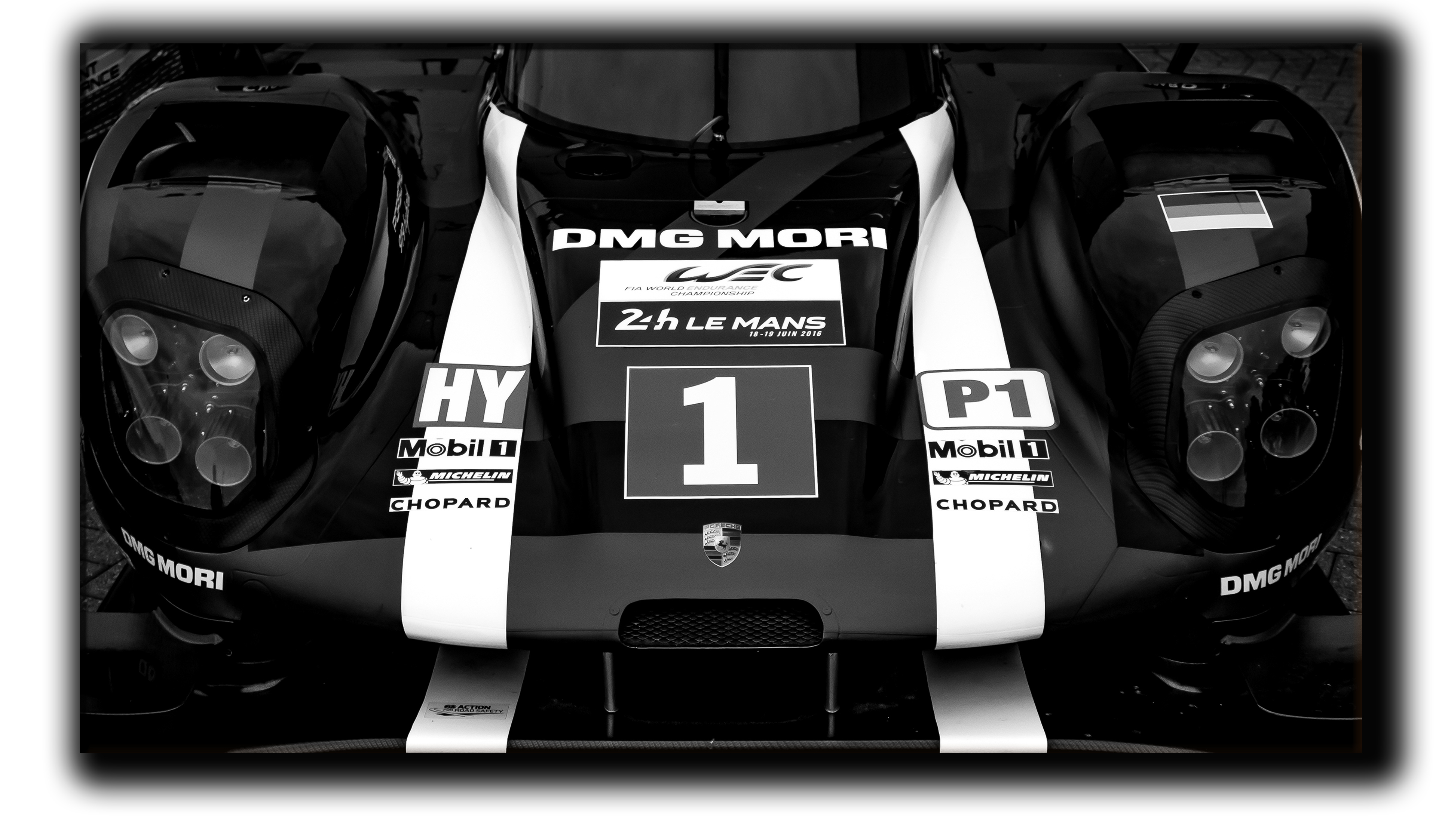 

картина на холсте Porsche 919 Hybrid спортивные гоночные авто суперкары Hotel Arizona HD 72 см x 127 см