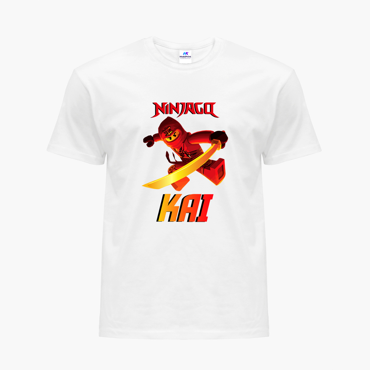 

Детская футболка Лего Ниндзяго Кай (LEGO Ninjago Masters of Spinjitzu Kai) (9224-2639) 122-128 см Хлопок Белый