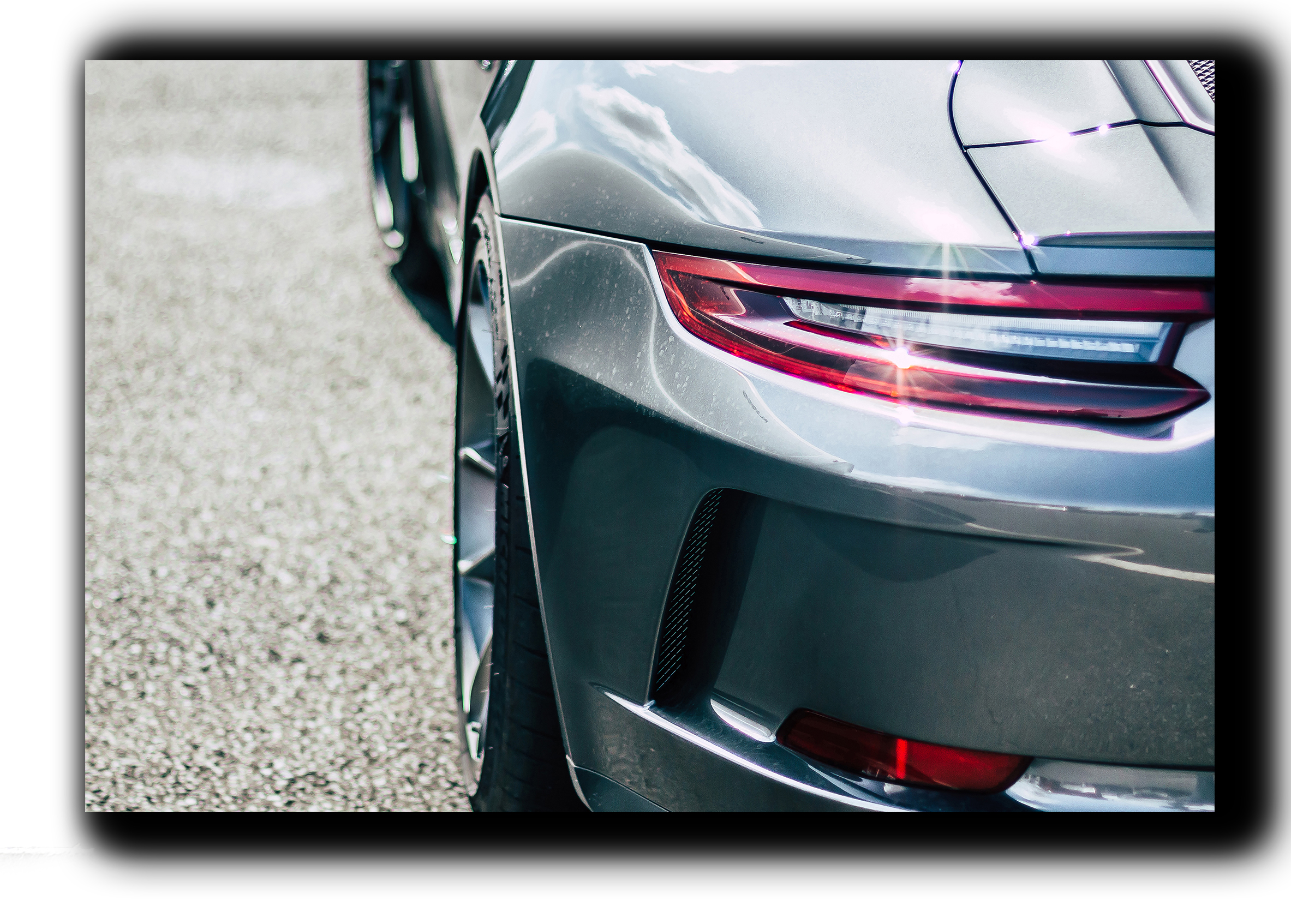 

картина на холсте Porsche 911 GT3 спортивные гоночные авто суперкары Hotel Arizona HD 51 см x 77 см
