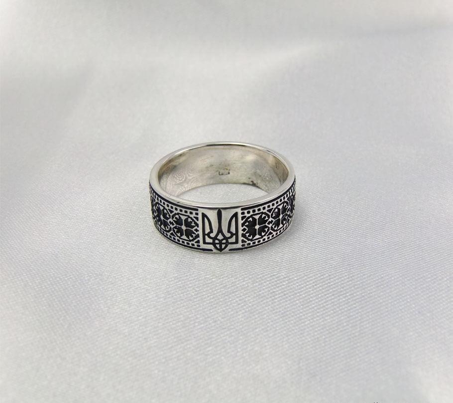 

Кольцо с Украинским узором Maxi Silver 5660 SE, размер 17