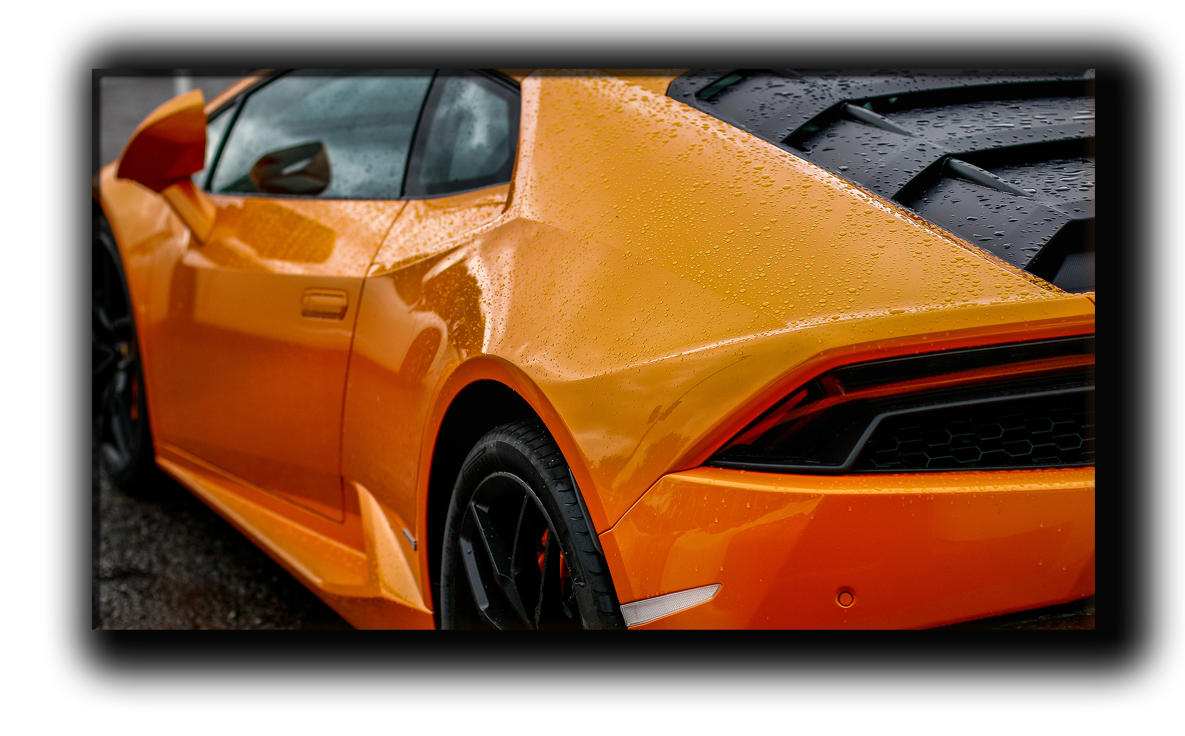 

картина на холсте lamborghini huracan вид сзади спортивные гоночные авто суперкары Hotel Arizona HD 44 см x 77 см