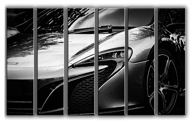 

Модульная картина на холсте из 6 частей Mclaren 650S суперкар Hotel Arizona HD 112 см x 171 см