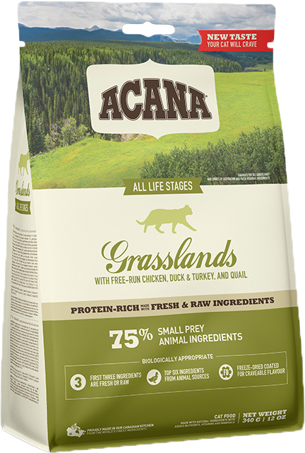

Сухой корм для кошек всех пород ACANA Grasslands Cat 340 г (a64234)