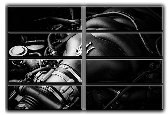 

Модульная картина на холсте из 8 больших частей двигатель maserati v8 спортивные гоночные авто суперкары Hotel Arizona HD 178 см x 254 см