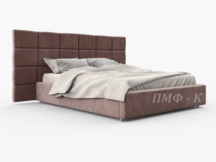 

Ліжко Kedr Афіна bagira Двоспальне 160x200 см Рожево-коричневе