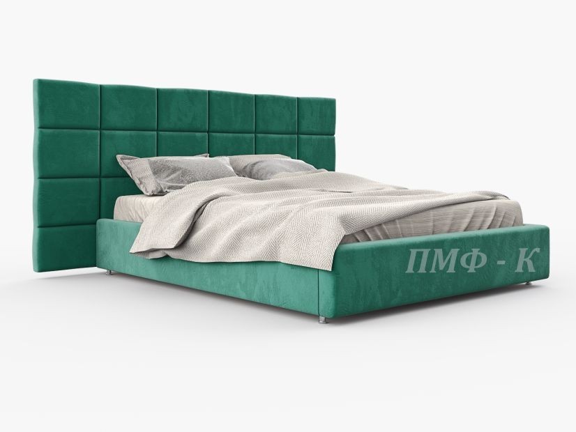 

Ліжко Kedr Афіна bagira Двоспальне 160x200 см Смарагдове