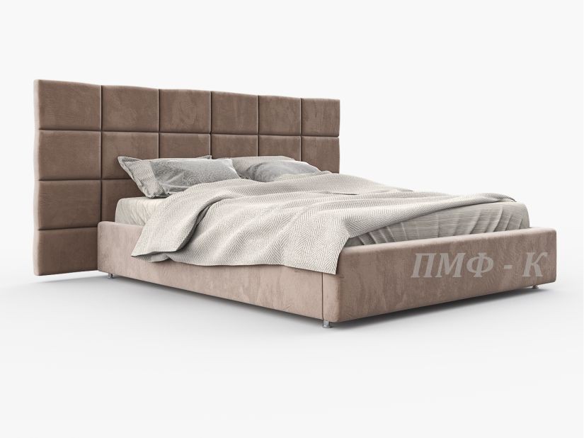 

Ліжко Kedr Афіна bagira Двоспальне 160x200 см Бежеве