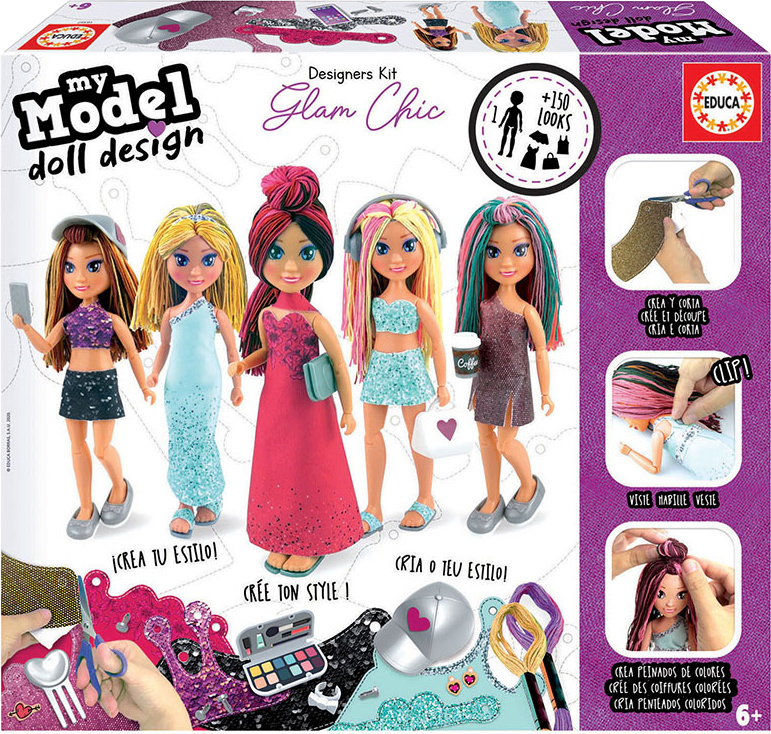 

Набор для творчества Educa My Model Glam chic (18367) (8412668183674)