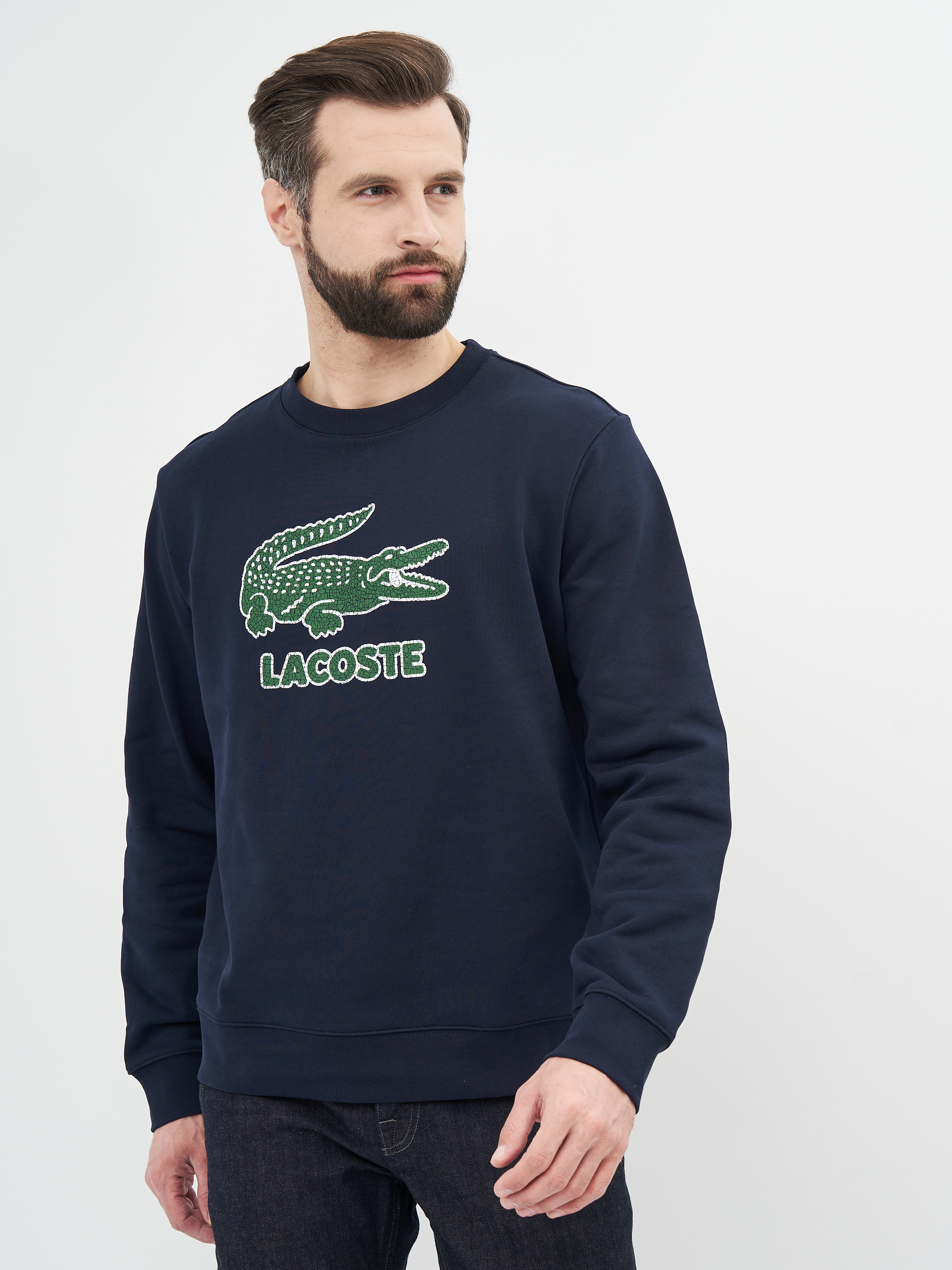 

Свитшот Lacoste SH0065-166  (T6) Navy Blue, Свитшот Lacoste SH0065-166 XL (T6) Navy Blue