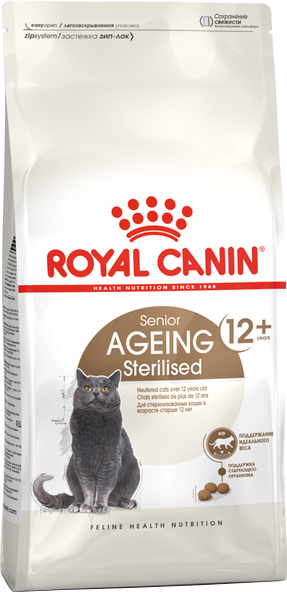 

Сухой корм для стерилизованных кошек Royal Canin STERILISED 12+ для пожилых котов от 12 лет (2 кг)
