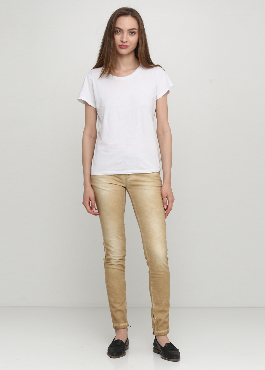

Джинсы Zara 36 Бежевые 2068/007