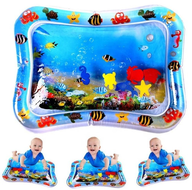 

Надувной игровой развивающий детский коврик AIR PRO / коврик водный / напольный коврик для малышей 66*50 см