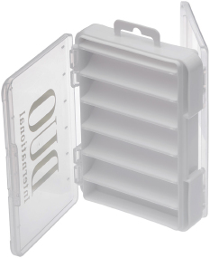 

Коробка DUO Reversible Lure Case DD86 White/Silver Logo 14x10.4x3.2 cm