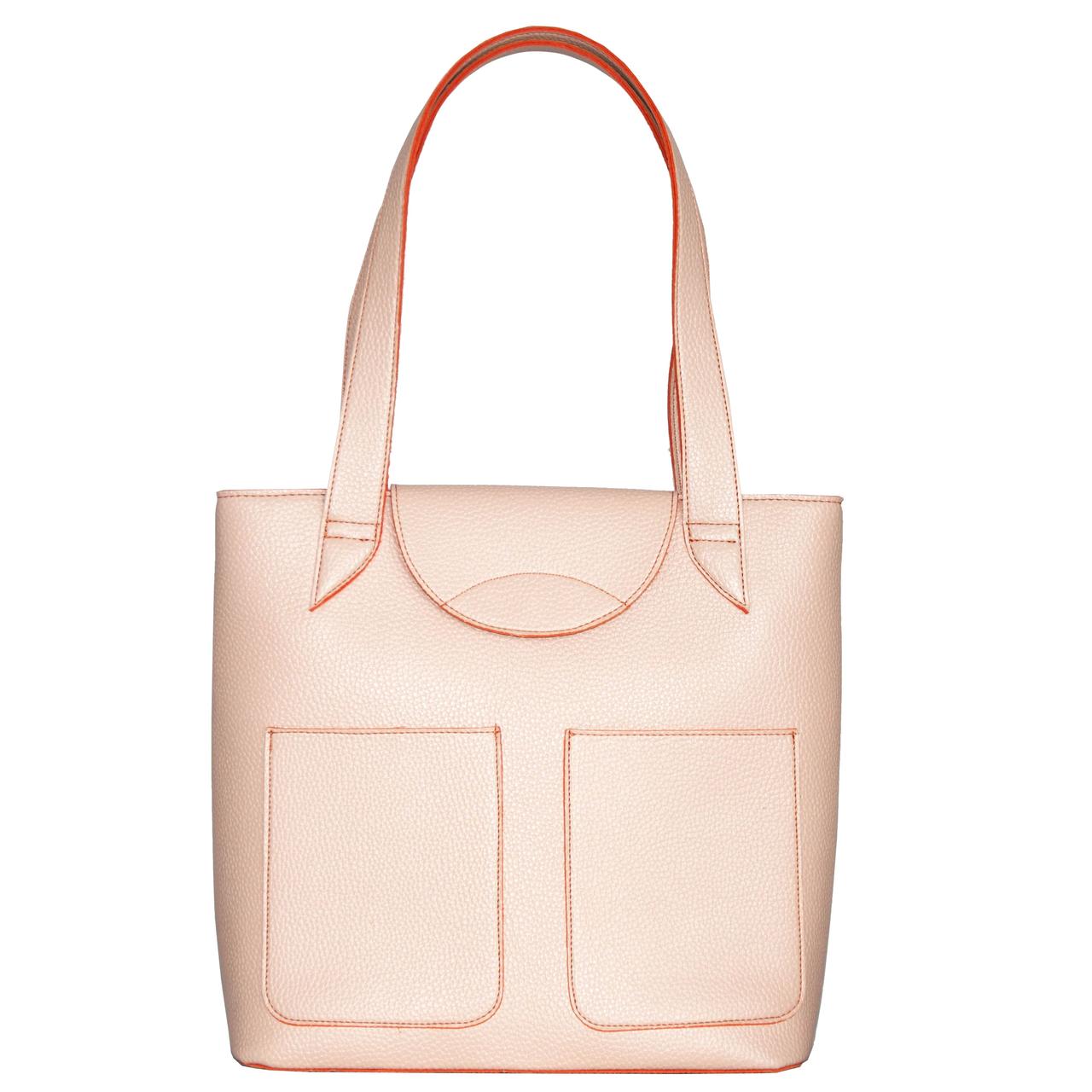 

Сумка женская из экокожи Betty Pretty бежевая 8681102