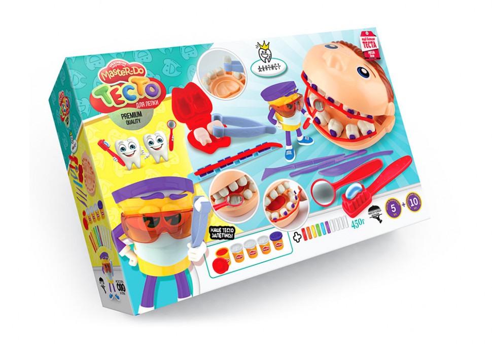 

Набор креативного творчества Тесто для лепки Danko Toys Master Do ДАНТИСТ TMD-12-01U