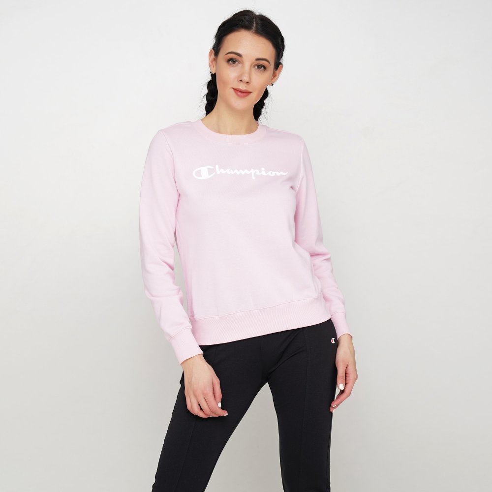 

Женский свитшот Champion Crewneck Sweatshirt Розовый 42 (cha112585-CYP)