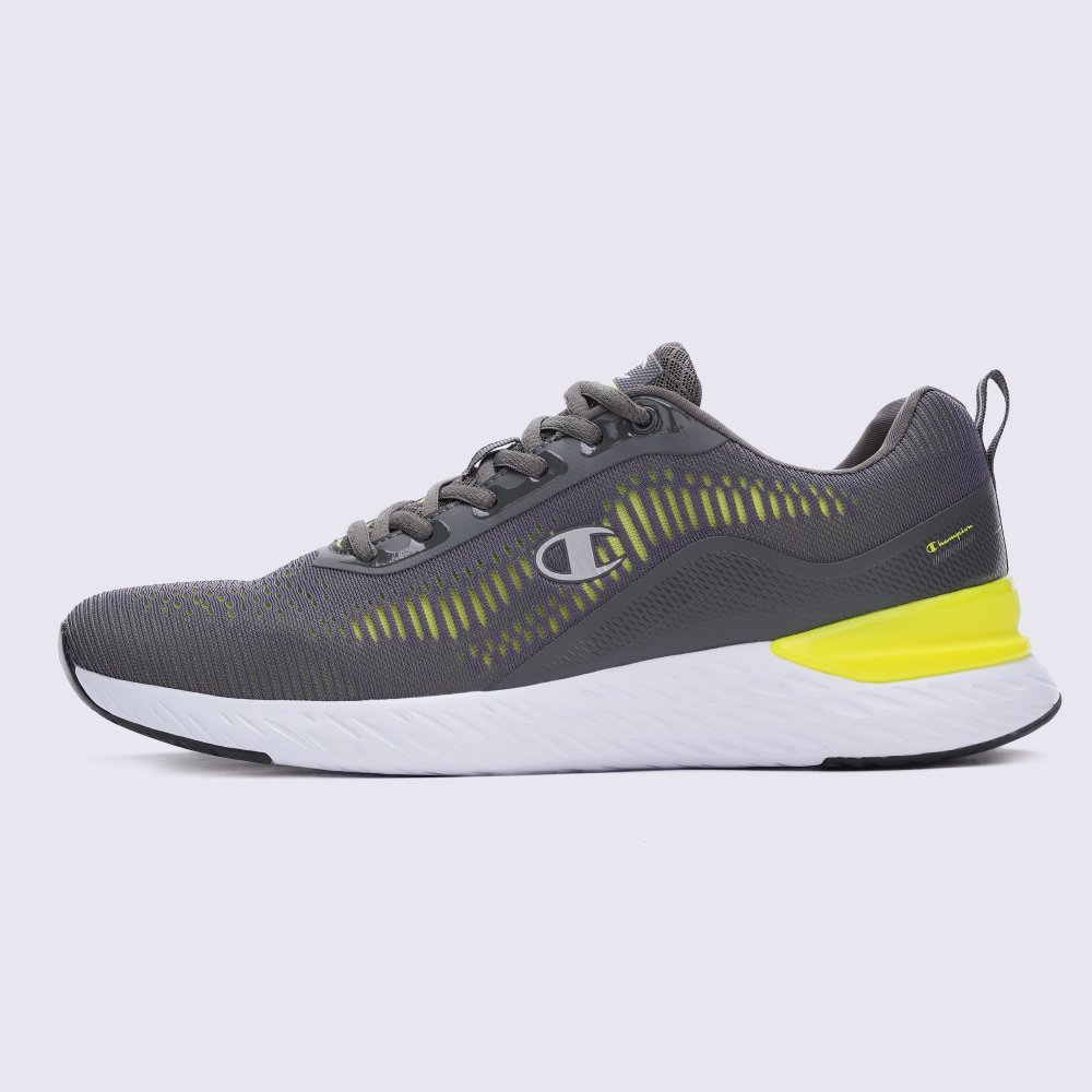 

Мужские кроссовки Champion Low Cut Shoe Bold 2.2 Серый + Желтый 46 (chaS21675-GPA/LIME)