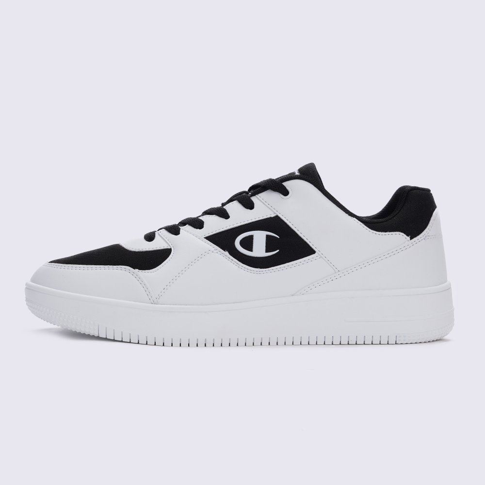 

Мужские кроссовки Champion Low Cut Shoe Rebound Low Canvas Белый + Черный 45 (chaS21430-WHT/NBK)