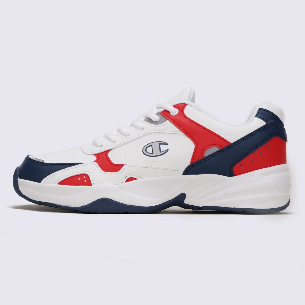 

Мужские кроссовки Champion Low Cut Shoe Philly Белый + Синий + Красный 40 (chaS21447-WHT/NNY)