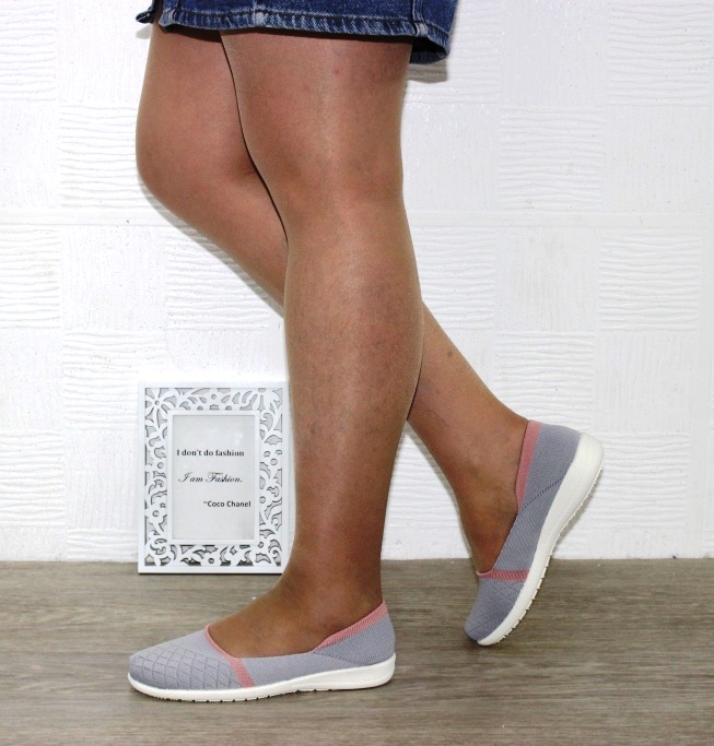 

Балетки женские текстильные Shoes 854-grey 36 23.0см серый