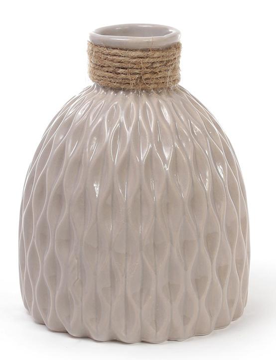 

Ваза керамическая Stone Flower 18см, песочного цвета Bona (Р01632310331)