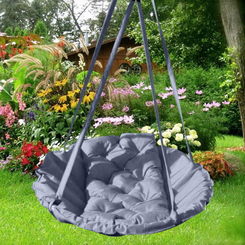 

Подвесное кресло-гамак Time Textile Gray O96 см Серый TT083