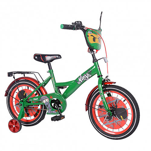 

Велосипед Ninja 16" зелено-красный Tilly (T-2162161)