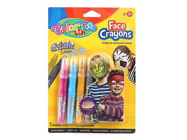 

Карандаши для детского грима металлик, 5 цветов Colorino (80054PTR)