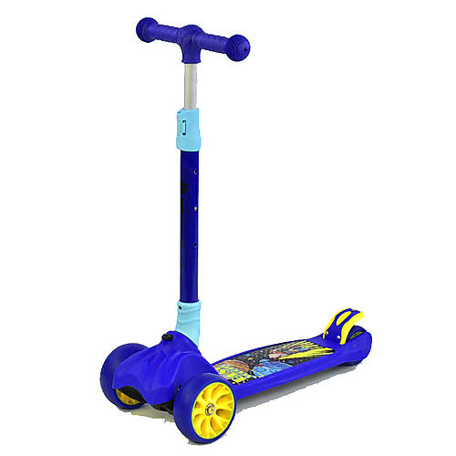 

Самокат трехколесный MAXI колёса PU со светом, синий Best Scooter (F-12330)
