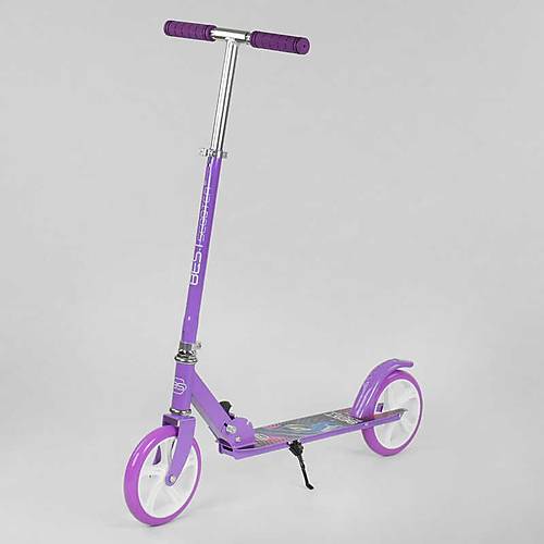 

Двухколёсный самокат колеса 20см, длина доски 52см, фиолетовый Best Scooter (66053)