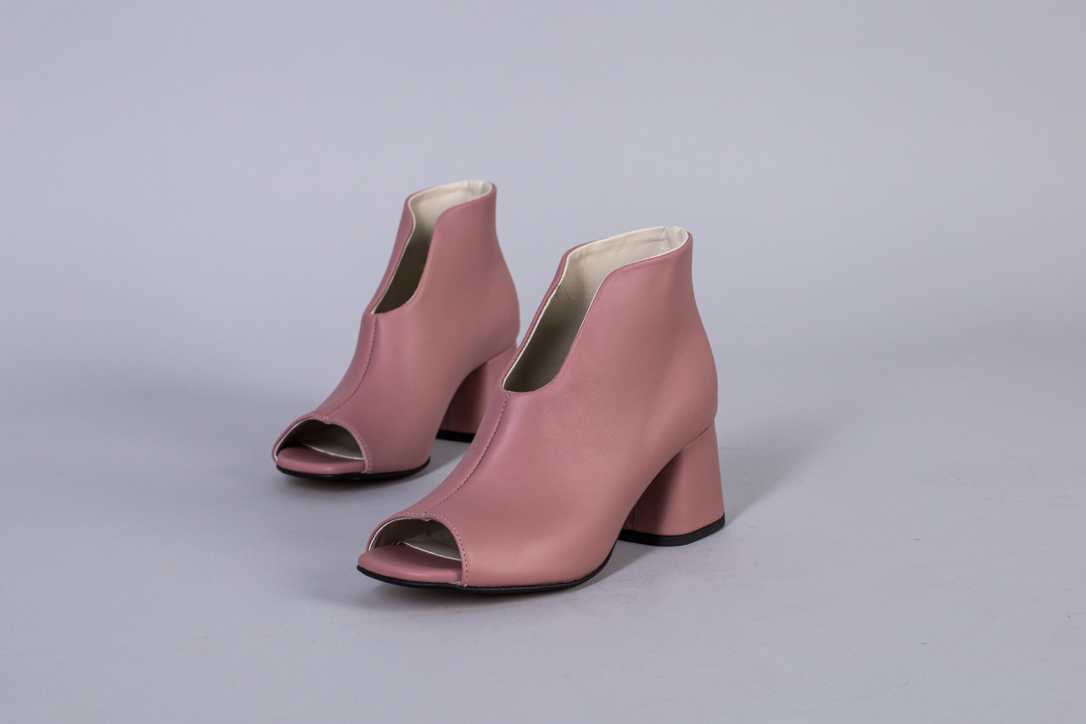 

Ботильйони жіночі шкіряні LuxuryShoes 8934-4/36 Рожевий
