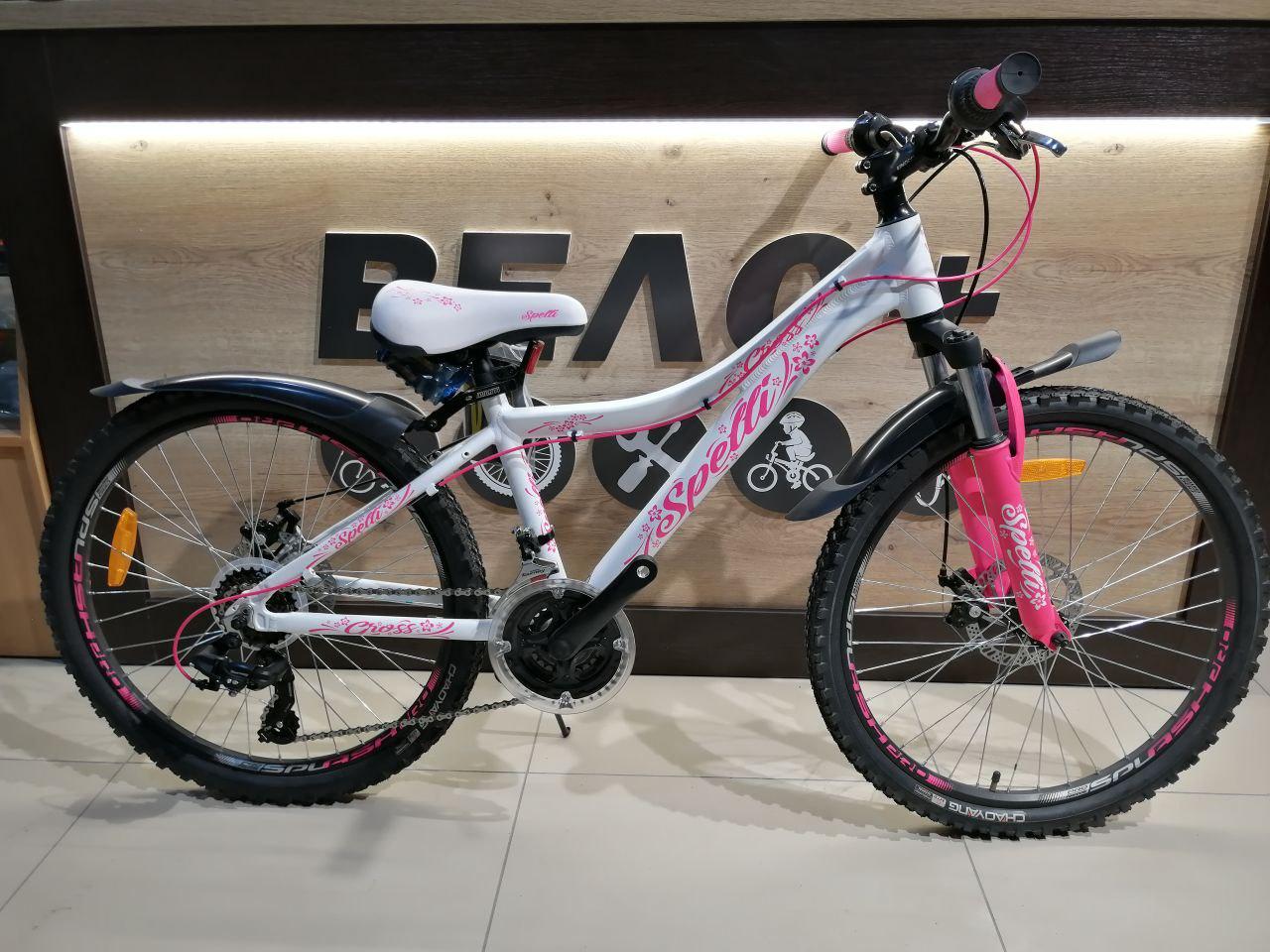 

Велосипед 24" Spelli CROSS GIRL белый