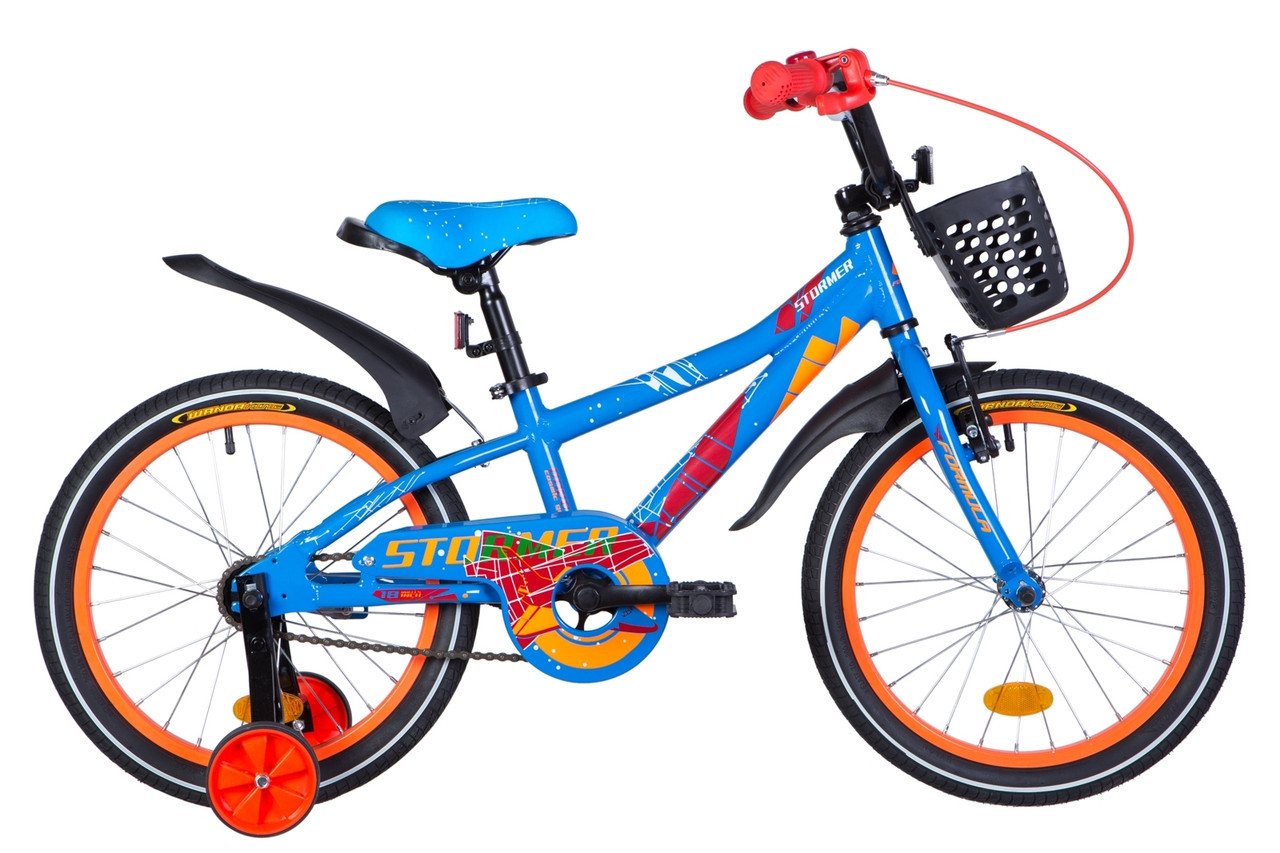 

Велосипед детский 18" Formula STORMER сине-оранжевый