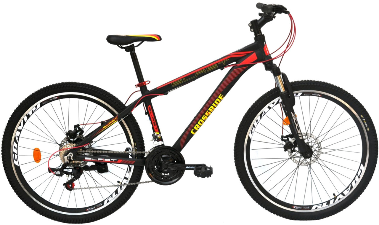 

Велосипед горный CROSSRIDE 26 (13") MTB AL "BLAST" черно-красный