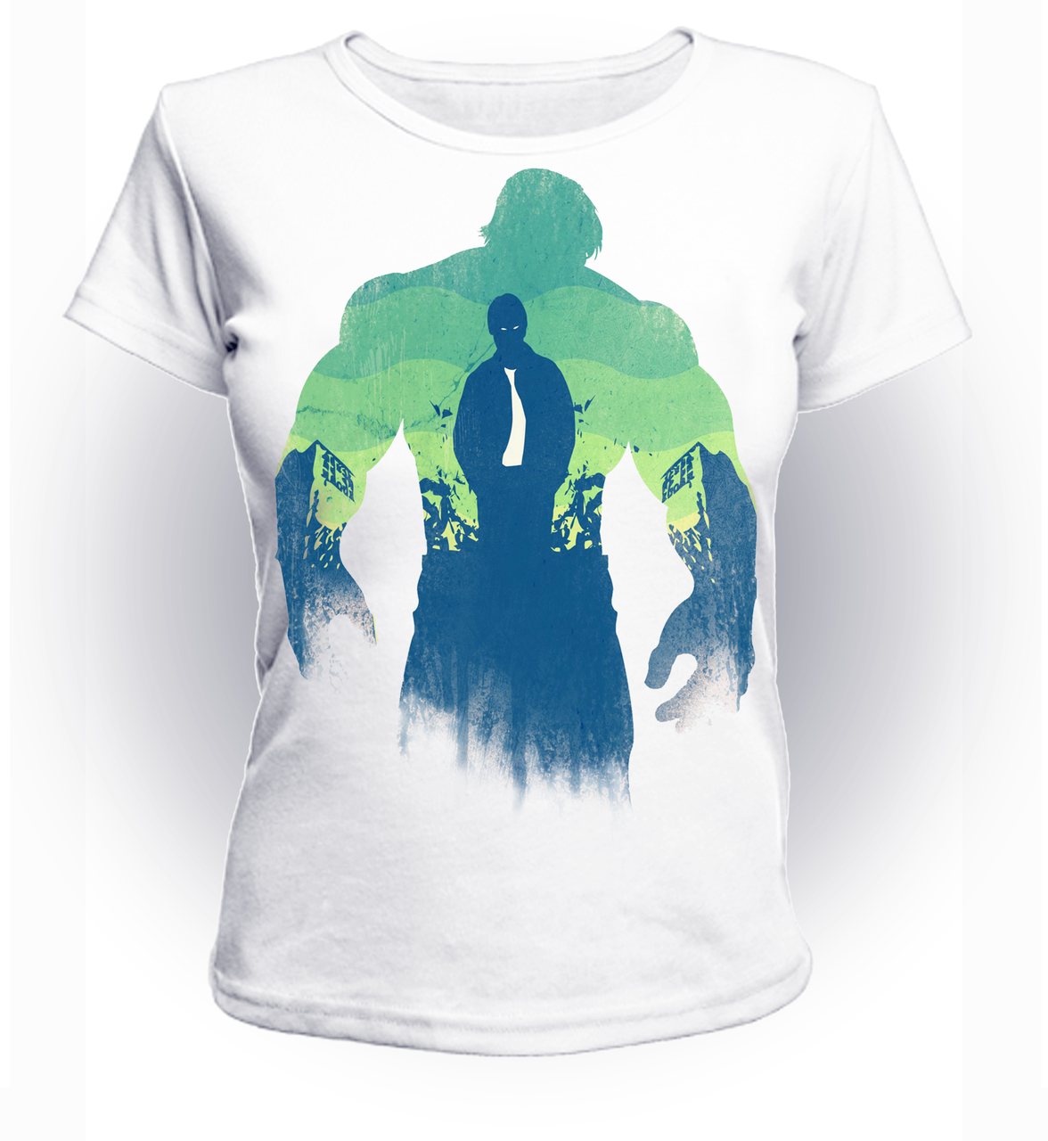 

Футболка GeekLand Халк Hulk Альтер эго HU.01.005 (FU21HU.01.005/girl-164)